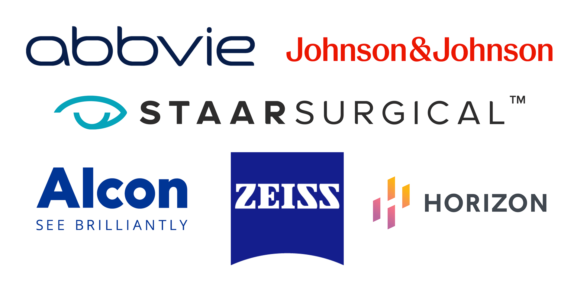 OWL Partners: AbbVie, Alcon, Horizon, Johnson & Johnson Vision, Staar Surgical, Zeiss