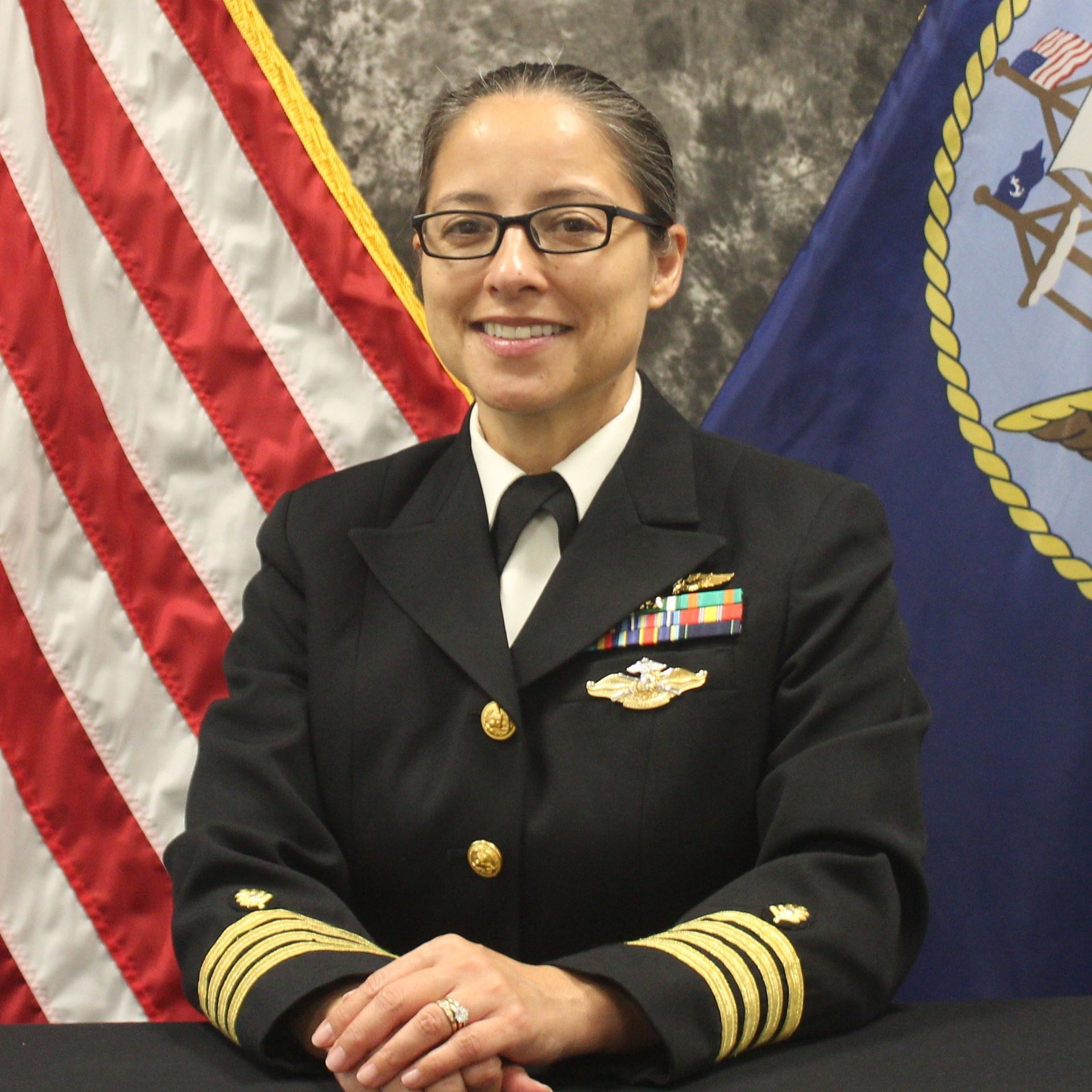 Captain Georgia Stoker, MC, USN, Officer in Charge, Naval Aerospace Medical Institute (NAMI)